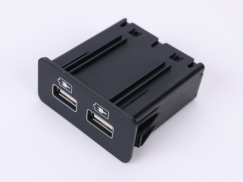 Car 12W dual-port charging USB box